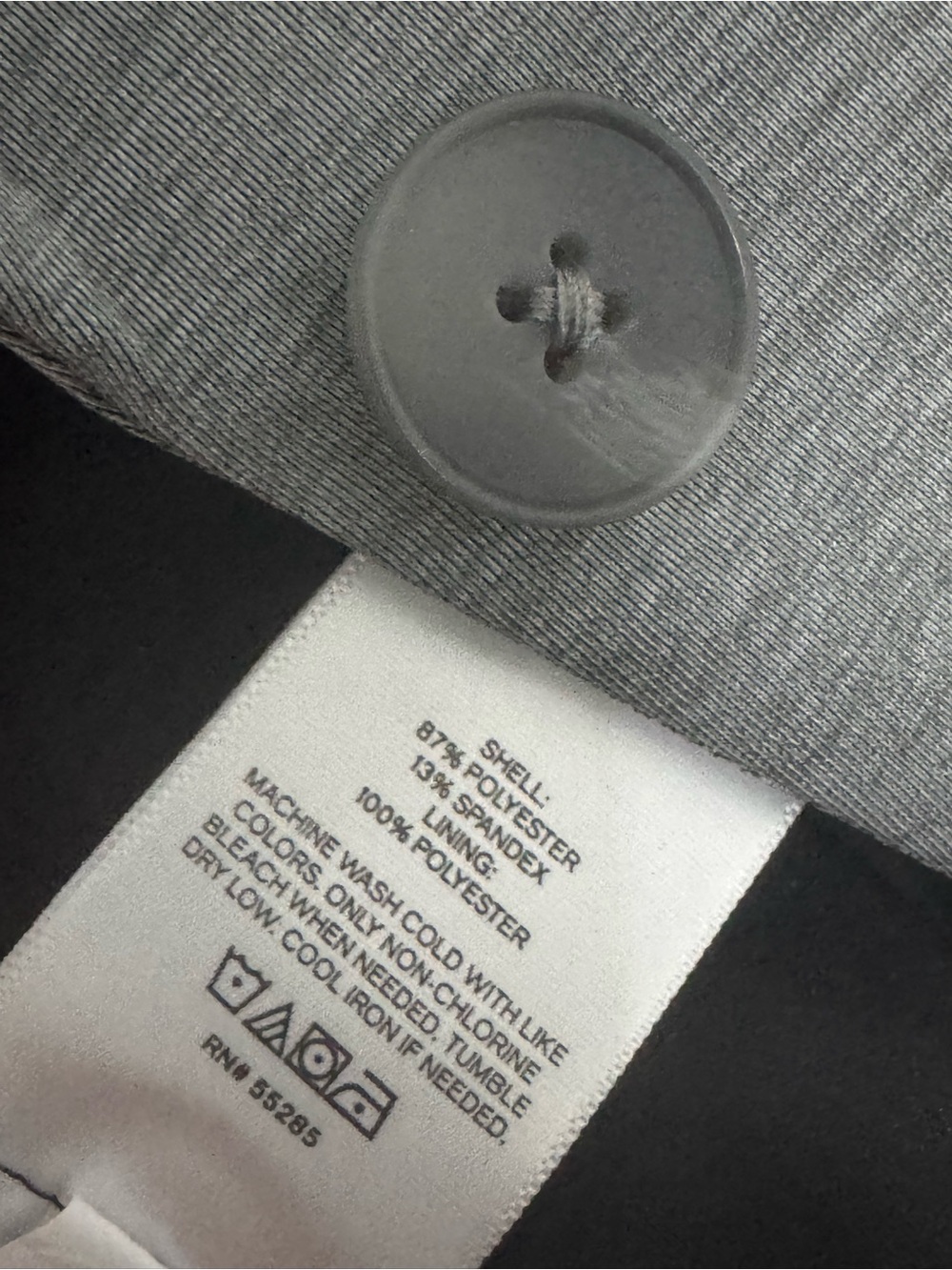 Express Gray Single-Button Blazer - Picture 8 of 10